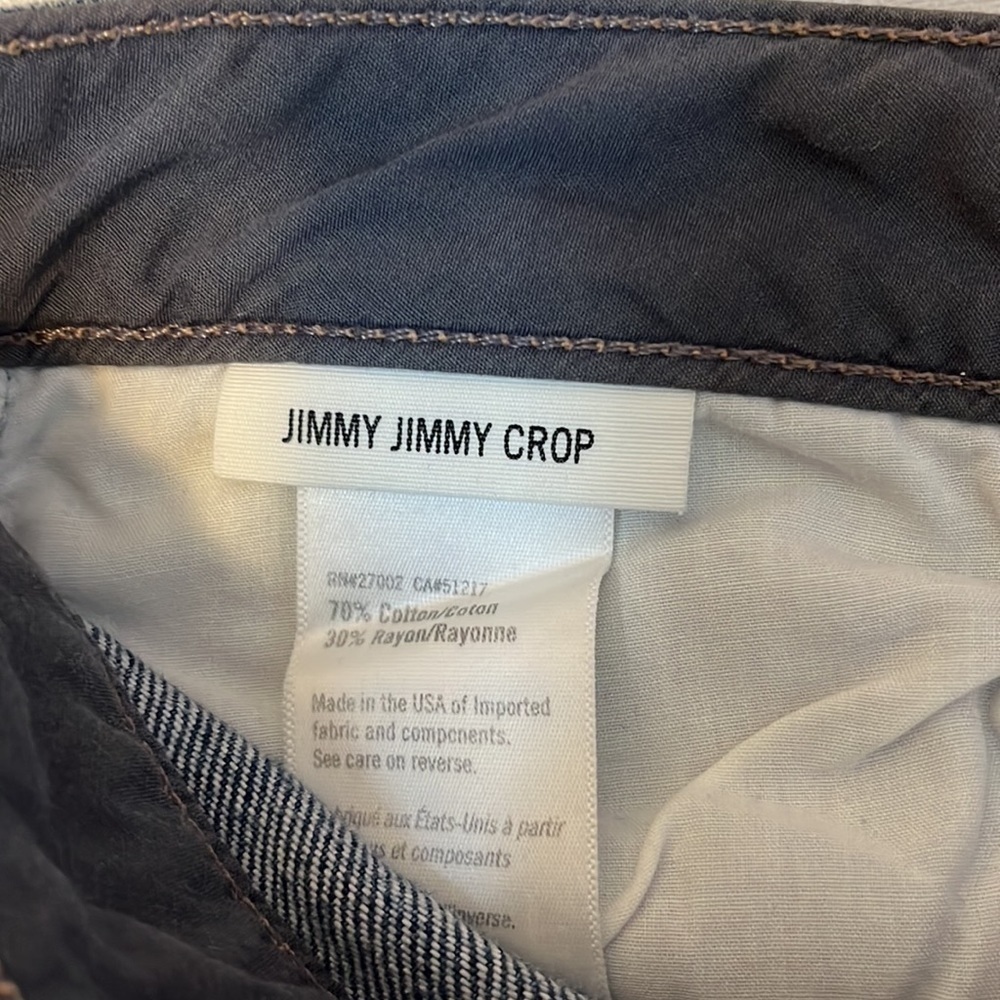 𝅺paige Jimmy Jimmy Crop jeans, size 30 - Picture 5 of 8